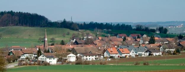 Gemeinde Rickenbach In einer Urkunde von 1040 erscheint erstmals die Siedlung, die sich hier gebildet hat, unter dem Namen «Richenbach».