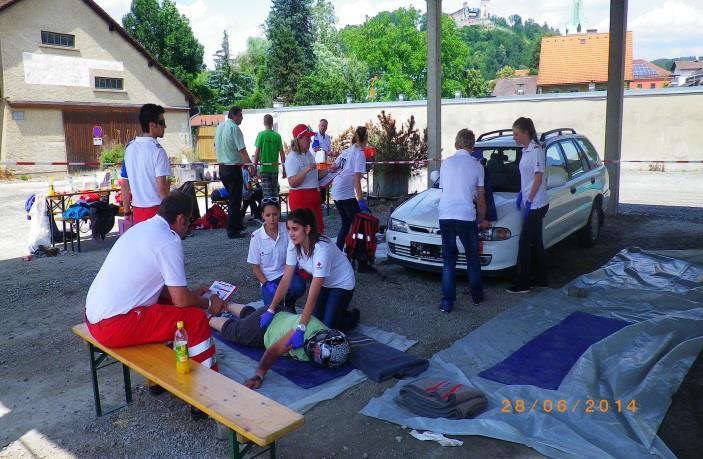 Jugendgruppe der Bezirksstelle Das Rote Kreuz in Liezen schaut auch auf den Nachwuchs.