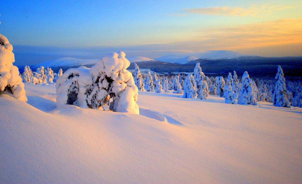 Langlaufparadies Äkäslompolo Die Region Ylläs ist benannt nach einem der höchsten Berge Lapplands mit 718 Meter - dem Berg Ylläs Tunturi.