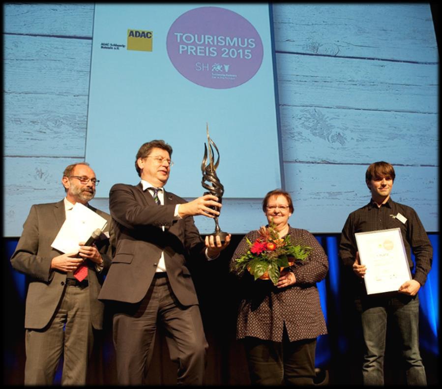 Gewinner ADAC-Tourismuspreis SH 2015, Nominierung Deutscher Tourismuspreis