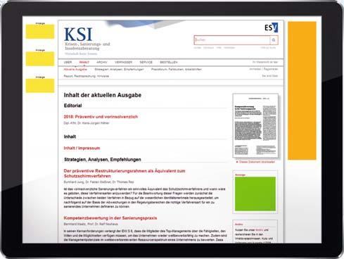 1 Website-Porträt digital.de ist die Website der Fachzeitschrift Krisen-, Sanierungs- und.