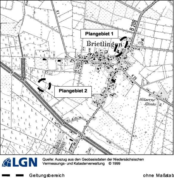 Bekanntmachung der Gemeinde Brietlingen Der Rat der Gemeinde Brietlingen hat in seiner öffentlichen Sitzung am 17.06.2010 den Bebauungsplan Nr.