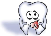 02b / Zahnprophylaxe Meine Zähne Der Milchzahn Am Anfang wachsen Milchzähne in unserem Mund.