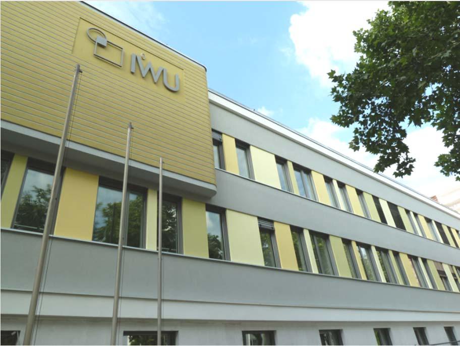Das Institut Wohnen und Umwelt Forschungseinrichtung des Landes Hessen und der Stadt Darmstadt Ca.