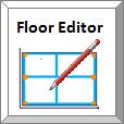Der Etage-Editor Baustein bietet einen einfachen 2D-Graphikeditor um die