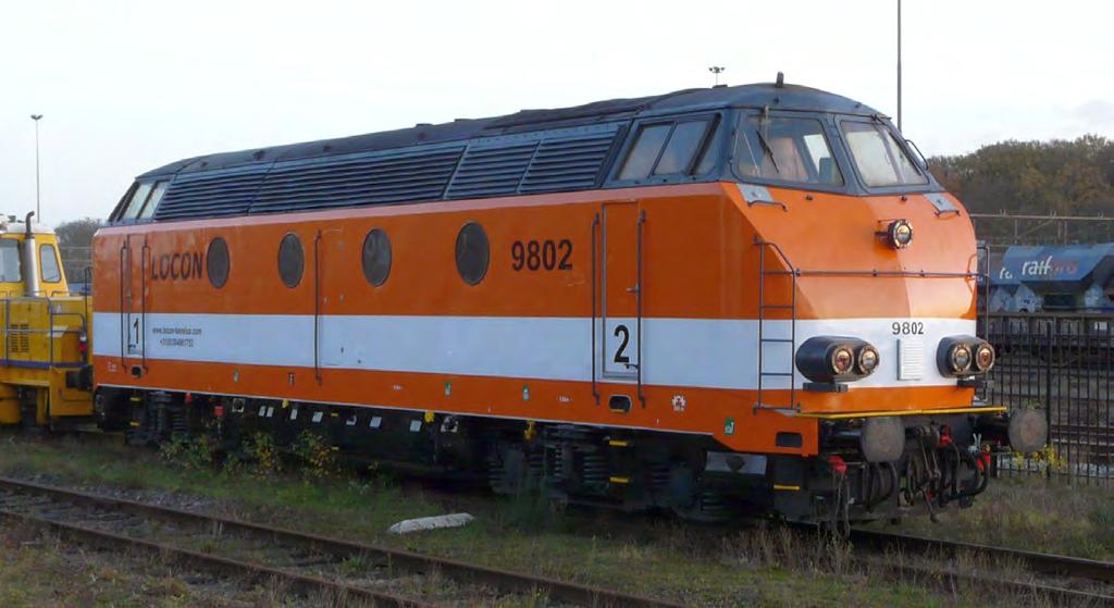 Diesellokomotive 9802 der LOCON Vorbild ist die Diesellokomotive 9802 der Locon.