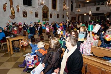 Dank der Spendenbereitschaft etlicher Kirchenbesucher konnten an diesem Abend 133 Euro für das Familienpflegewerk des