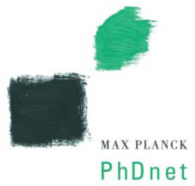 Max-Planck PhDnet eines der größten deutschen Doktorandennetzwerke Interessengemeinschaft in der MPG regelmäßiger Austausch mit der Leitung Organisation von Soft Skill Trainings, Workshops,