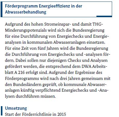 Fördermaßnahmen Energieanalysen Förderprogramme Derzeit gemäß Kommunalrichtlinie des BMUB für Klimaschutzprojekte: Ab 2015/16 zusätzlich gemäß NAPE des BMWi,