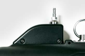 6.2 für Kabelbinder Pneumatisches Verarbeitungswerkzeug mit Kunststoffgehäuse MK9P für eine Kabelbinderbreite bis 13,5 mm Das MK9P wurde für die Verarbeitung von Kabelbindern von 4,8 mm bis 13,5 mm