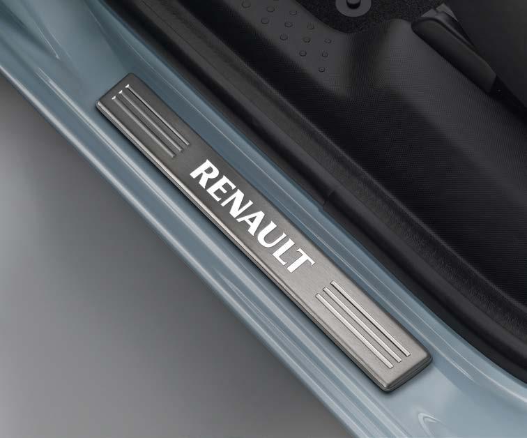 In Aluminium-Ausführung mit Renault Schriftzug eine weitere individuelle, optische Note für Ihren Twingo.
