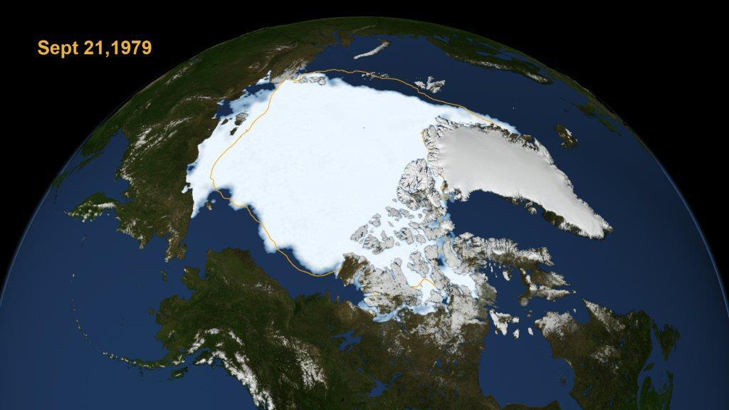Polare Eisbedeckung erreicht