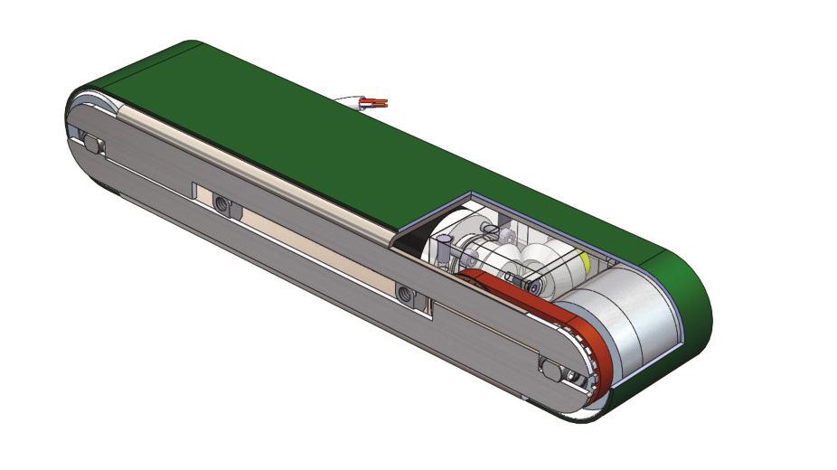 250-24 V DC - 11 - KL Förderbandkörper VA-Blech 1.