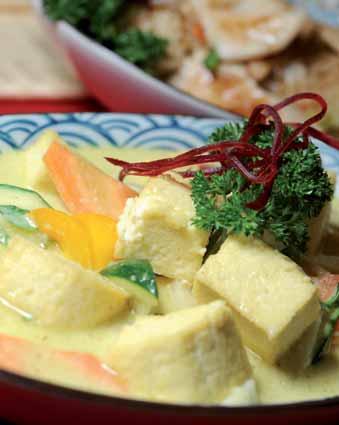 Grünes Thai Curry mit.