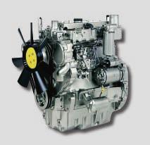 Der Perkins Motor 1104 C 44-4 Zylinder mit Direkteinspritzung, wurde wegen seiner Leistungskraft und seiner Zuverlässigkeit gewählt.