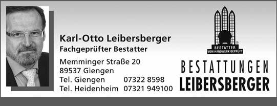Oberstotzingen gesucht Tel. 7181 oder 0162 9106569.