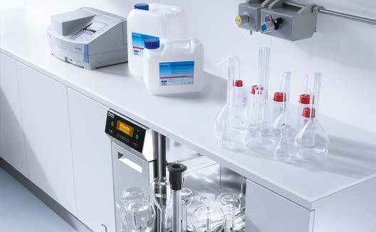 Qualität von Miele Professional: Prozesschemikalien für die perfekte Aufbereitung von Laborglas und Laborutensilien Für die gründliche und effektive Aufbereitung von Laborglas und Laborutensilien hat