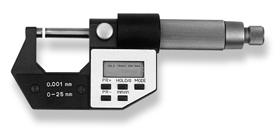 Bügelmessschrauben Micrometers Type 536 - DIN 863 Digital-Bügelmessschrauben Digital-Micrometers Messbereich Ablesung Gewicht Bestell-Nr. Range Reading Weight Order-No. mm mm; inch g 0-25 0.001; 0.