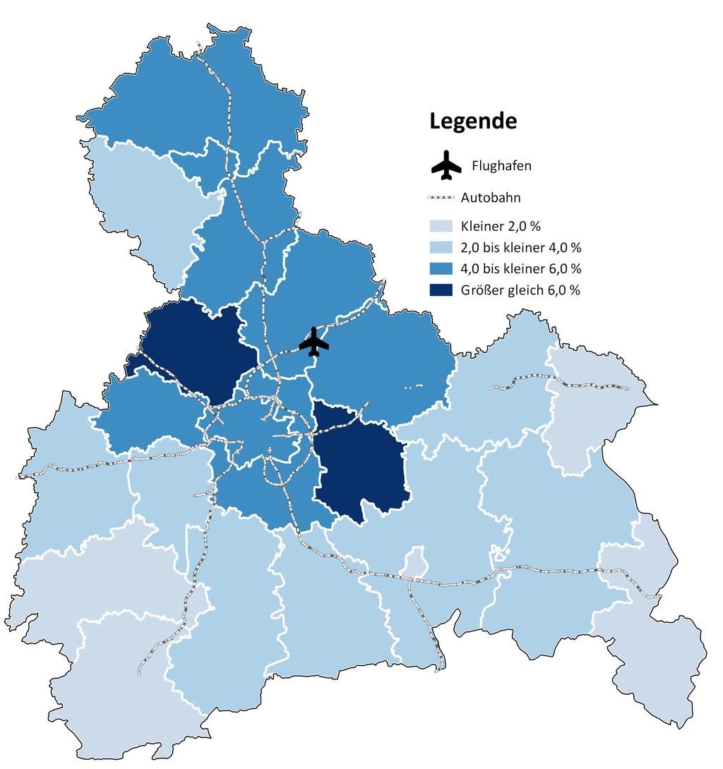 Bevölkerung Einwohnerzahl* Regionalausschuss 103.330 104.507 104.850 1,5 0,3 Oberbayern 4.454.317 4.625.180 4.652.
