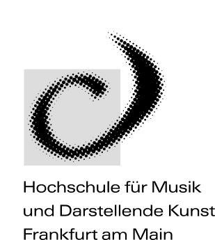 EIGNUNGSPRÜFUNGS- ORDNUNG Zweite Änderung der Eignungsprüfungsordnung der Hochschule für Musik und Darstellende Kunst Frankfurt am Main vom 31.10.2016, zuletzt geändert am 03.07.