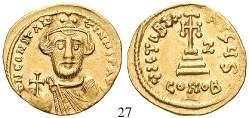 , Prüfstelle am Rand, f.prfr. 22.000,- 32 Nicephorus III., 1078-1081 Histamenon nomisma 1078-1081, Constantinopel. 4,11 g.