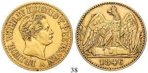 38 Friedrich Wilhelm IV., 1840-1861 Doppelter Friedrichs d`or 1846, A. Gold.