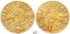 48; Huszar 895. l. gewellt, ss+ 1.600,- 63 Erzherzog Karl, 1564-1590 Dukat 1576, Klagenfurt. 3,45 g.