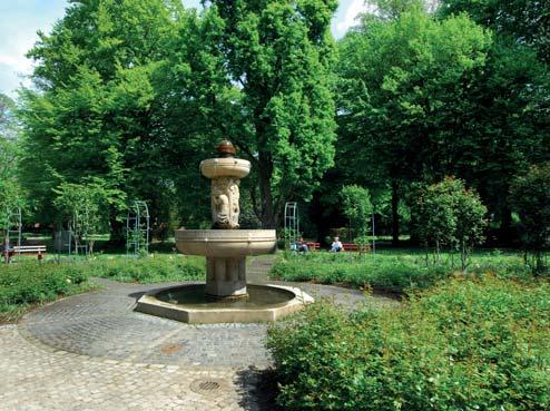 Diese beiden Teile der Anlage sowie der Teil des Lustgartens nördlich der historischen Kastanienallee sind seit dem 19. Jahrhundert überbaut.