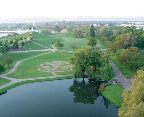 1973 Der Park bekommt seinen Namen nach dem Initiator des Projekts, dem Karlsruher Oberbürgermeister (von 1952 bis 1970) Günther Klotz.