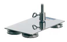 55 mm Table clamp for rods For table tops with a thickness of