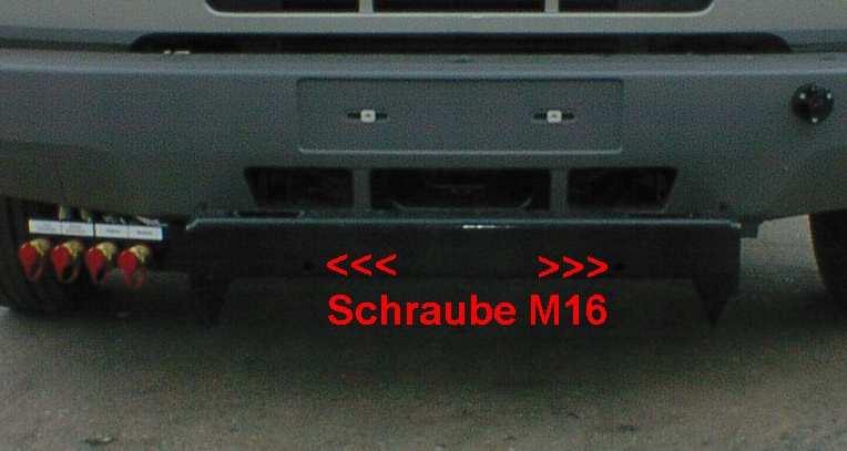 Frontplatte mit Anbauteilen DaimlerChrysler Typ Vario Baumuster 670321 für Pflug F1 LL Pos. Benennung Teile Nr.