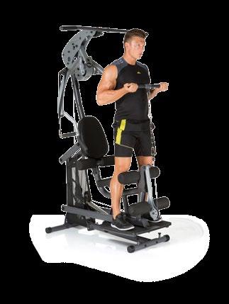 training tower for home use with over 30 exercises for all major muscle groups Resistance system