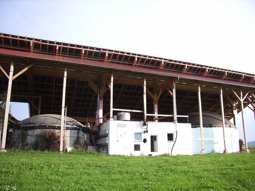 Biogasanlagen 4 Landwirte betreiben in Wildpoldsried Biogasanlagen mit unterschiedlichen Größen. Die größte Anlage produziert derzeit ca. 700.000 1 Mio.