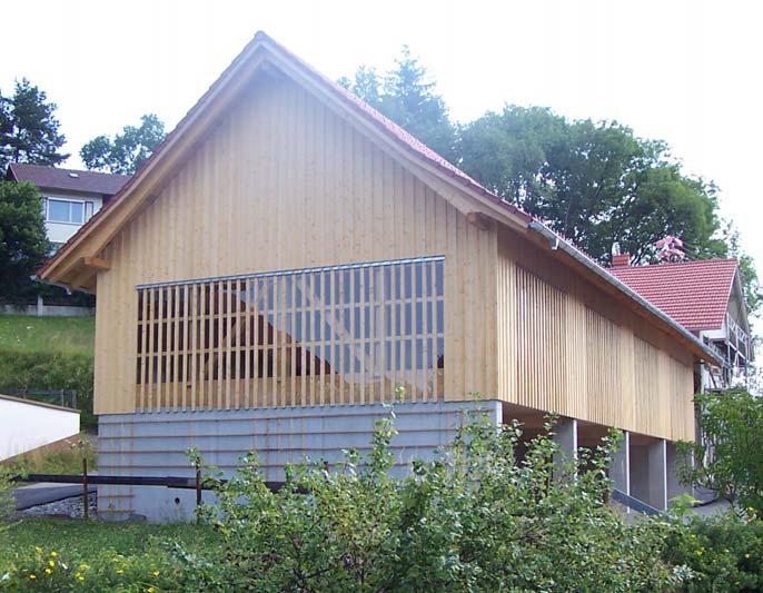 Holzparkhaus Baustoff Holz Da Bedarf nach überdachten Stellplätzen bestand, die auch von Senioren genutzt werden