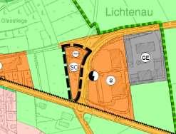 3 Bestehendes Planungsrecht Der rechtswirksame Flächennutzungsplan der Stadt Lichtenau weist für den Planbereich Fläche für die Landwirtschaft gem. 5 (2) Nr. 9a BauGB aus. Mit der 106.