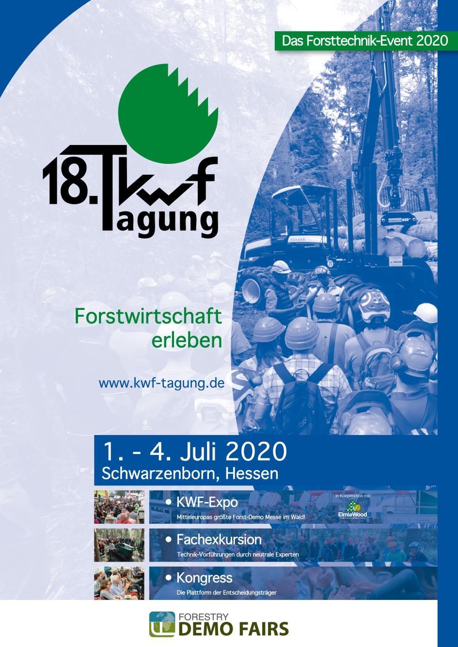 Arbeitsverfahren FSC zu KWF-EXPO Weltgrößte Forst-Demo-Messe und Branchentreff 2020!