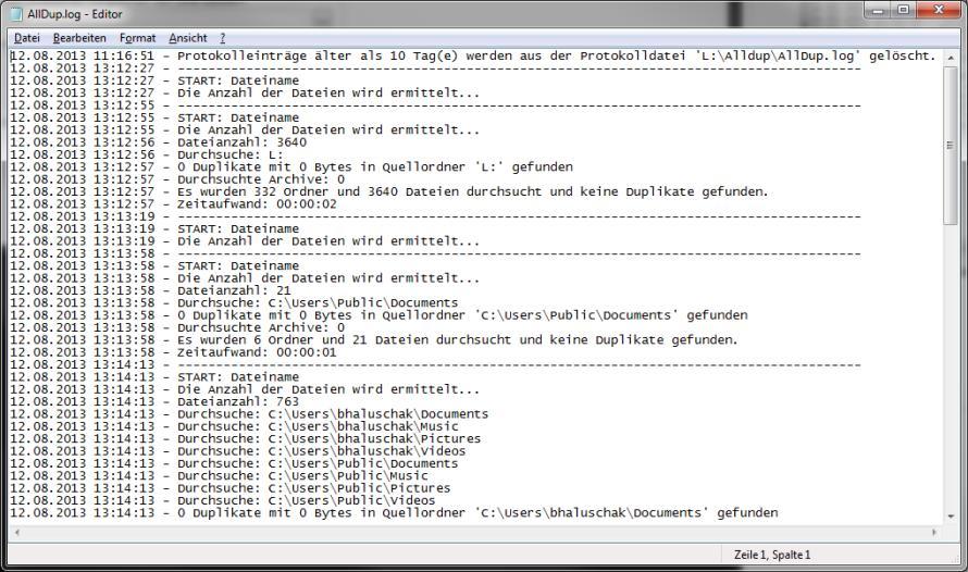 Programmprotokoll. Hilfe / Dokumentation. Programminformationen. IDG Business Media GmbH Alle Rechte vorbehalten.