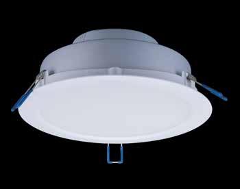 LED Downlight HZ DIM Einfacher Wechsel von Kompaktleuchtstofflampen zu LED Integrierter Treiber für einfache Installation Hoher Lichtstrom und hohe Effizienz bis zu 94 lm/w Reduzierung der Energie-
