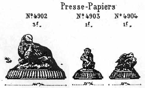 Marke s. MB Baccarat 1893, Planche 58, Presse-papiers No. 4869 A Abb.