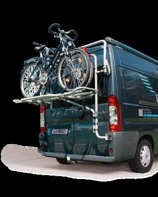 Damit ist ein stabiler und sicherer Transport am Fahrzeugheck gewährleistet - insbesondere von hochwertiger Fracht wie Mountainbikes oder Rennräder.