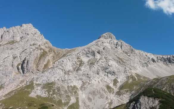 Ludwig-Ganghofer-Wanderung 2019 (c) Datum Samstag, 17. August 2019 bis Sonntag, 18. August 2019 Hinterer Tajakopf (2408 m), Hochwanner (2744 m) Der Vordere (2450 m, li.