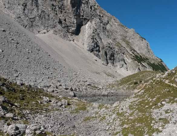 Der Brendlsee (1903 m) am Ganghofersteig, Mieminger Gebirge - Erhard Günzel Erhard Günzel Telefon 089-74325900 mobil 0157-71301801 e.