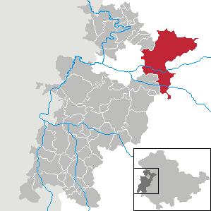 Hainich 17 Ortsteile 142 qkm Fläche