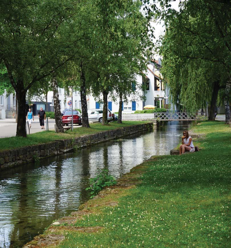 2. 3. OBERZIELE Ambiente Langenau Verbindung Wohnen und Arbeiten Aufwertung von Straßen und Plätzen Aufwertung von Grünräumen und den Wasserläufen Konsumfreie