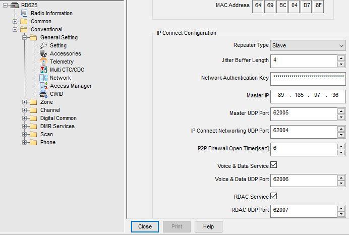 Bitte mittels Hytera CPS Software den Codeplug (Programmierung) des Relais auslesen.