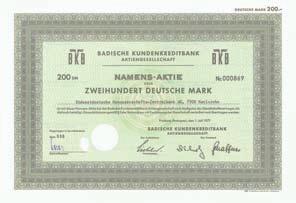 Genossenschaftskasse in Frankfurt/M. (heute DG Bank) etwa 30 Volksbanken in Baden-Württemberg und ca. 400 freie Aktionäre aus Kreisen des Einzelhandels und Handwerks.