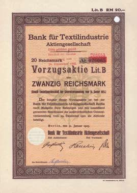 Gründung 1924 durch Fusion der 1872 gegründeten Berlin-Anhaltische Maschinenbau-AG und der 1901 als Dillinger Fabrik gelochter Bleche Franz Meguin & Co. AG gegründeten Meguin AG, Butzbach (Hessen).