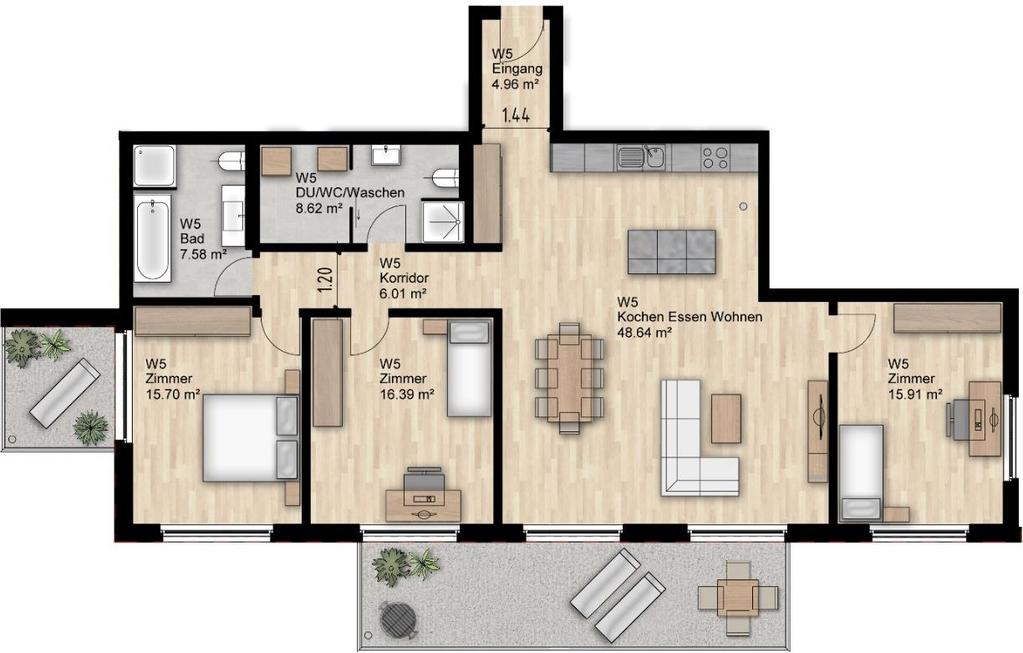 Wohnung 5 Obergeschoss