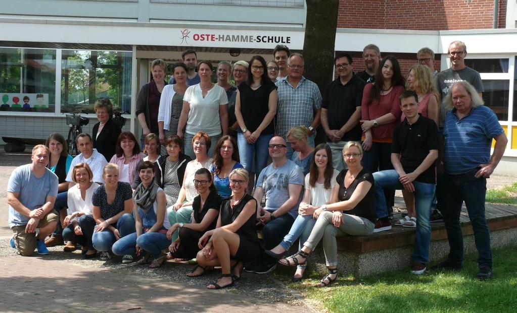 Das Team der Oste-Hamme- Schule freut