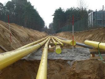 Erdverlegter Rohrleitungsbau -Pipeline Bau Unser